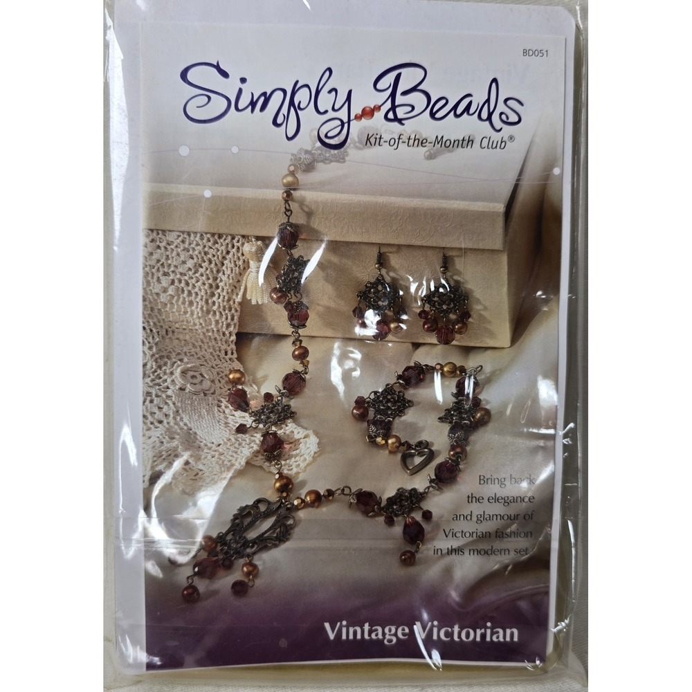 Annie's Simply Beads Kit Of The‎ Month "Vintage Victorian" BD 051